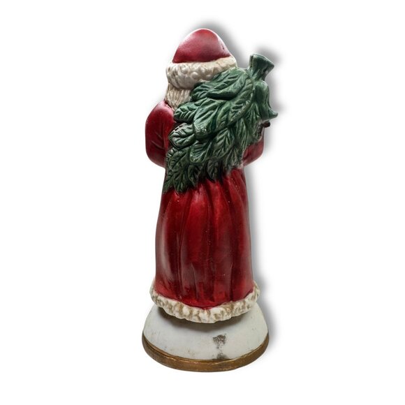Caldor Stories 1900 Belgium Santa Porcelain Figurine with Box  5” - Picture 3 of 5